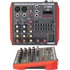 MG4 4 Channel Audio Bluetooth Mixer Mixing Console with 7-Band EQualizer USB Phantom Power 48V